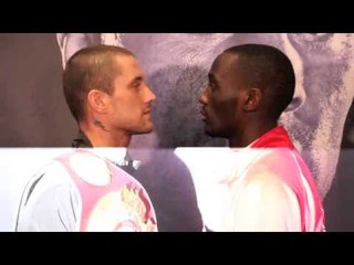 RICKY BURNS v TERRANCE CRAWFORD HEAD TO HEAD @ FINAL PRESS CONFERENCE - MAN OF STEEL