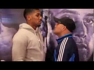 ANTHONY JOSHUA MBE v HECTOR AVILA - HEAD TO HEAD @ FINAL PRESS CONFERENCE - MAN OF STEEL