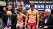 FRANK BUGLIONI v GAETANO NESPRO - OFFICIAL WEIGH IN FROM COPPERBOX = ROCK THEB BOX 3