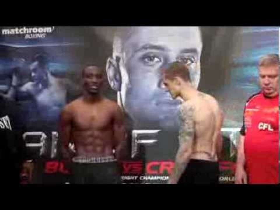 RICKY BURNS v TERENCE CRAWFORD - OFFICIAL WEIGH IN FROM GLASGOW - MAN OF STEEL