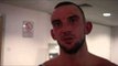 DAVID BROPHY STILL UNDEFEATED AFTER POINTS WIN OVER JAMIE AMBLER - POST FIGHT INTERVIEW