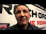 ROBERT McCRACKEN MBE REACTS TO FROCH v GROVES 2 - PRESS CONFERENCE @ WEMBLEY