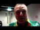 PETER FURY REACTS TO TYSON FURY'S 4TH ROUND STOPPAGE OF JOEY ABELL - POST FIGHT INTERVIEW