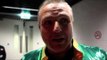 PETER FURY REACTS TO TYSON FURY'S 4TH ROUND STOPPAGE OF JOEY ABELL - POST FIGHT INTERVIEW
