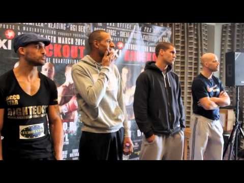 MAXI NUTRITION KNOCKOUT TOURNAMENT QUARTER FINAL PRESS CONFERENCE - BOB AJISAFE v DEAN FRANCIS