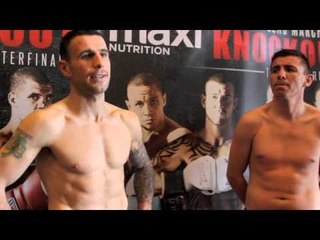 PETER McDONAGH & JOHN HUTCHINSON TALK TO THE MEDIA FACE 2 FACE AHEAD OF THERE IRISH TITLE FIGHT