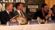 'DOES ANYONE WANT TO HEAR MY DREAM?' - TYSON FURY SINGS AT PRESS CONFERENCE / CHISORA v FURY II