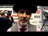 PADDY FITZPATRICK REACTS TO THE CARL FROCH v GEORGE GROVES 2 PRESS CONFERENCE / FROCH v GROVES 2