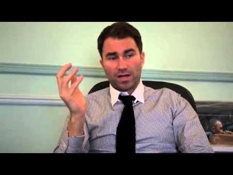 EDDIE HEARN REACTS TO FROCH v GROVES II WEMBLEY ANNOUCENEMT - TALKS TICKETS, TRANSPORT & UNDERCARD