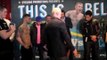 CARL FRAMPTON v HUGO CAZARES - OFFICIAL WEIGH-IN FROM BELFAST / THIS IS BELFAST