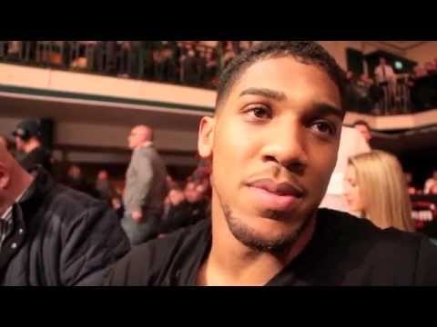 ANTHONY JOSHUA OUT OF APRIL 19TH DATE BUT CONFIRMED FOR FROCH v GROVES II UNDERCARD - INTERVIEW