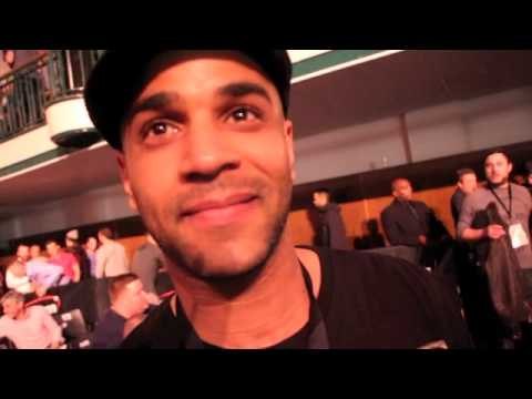 DAVID COLDWELL & LEON McKENZIE TALK TO KUGAN CASSUS @ YORK HALL / PRIZEFIGHTER