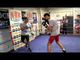 FRANK BUGLIONI PERFORMS MEDIA WORKOUT AHEAD OF 'THE POWER OF LONDON' SHOW @ COPPERBOX