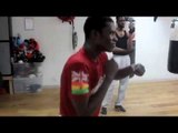 GHANIAN KO SPECIALIST - RICHARD COMMEY SHADOW BOXING @ PRO SW GYM, LOUGHTON 17 - 0 WITH 17 KO' S