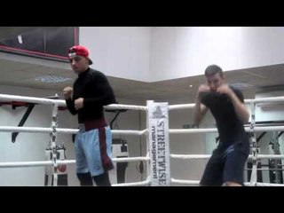 MITCHELL SMITH FIRST TRAINING SESSION BACK AFTER SUFFERING NON BOXING RELATED INJURY