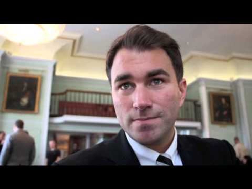 EDDIE HEARN TALKS SIGNING OF JAMES DeGALE AND POTENTIAL FIGHT WITH WINNER OF FROCH v GROVES.
