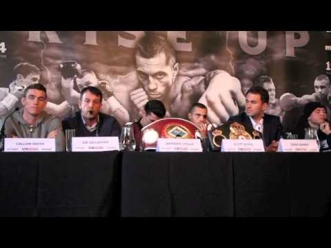 ANTHONY CROLLA v JOHN MURRAY / QUIGG v MUNYAI - FINAL PRESS CONFERENCE - RISE UP