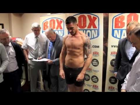 TONY CONQUEST v OVILL McKENZIE OFFICIAL WEIGH IN & HEAD TO HEAD / POWER OF LONDON