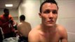 JOSH WARRINGTON RETAINS COMMONWEALTH TITLE AFTER MUNROE RETIRES AT END OF 7th - POST FIGHT