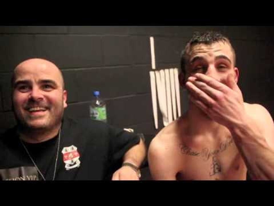 SAM EGGINGTON CLAIMS WIN OVER WILLIAM WARBURTON IN MANCHESTER - POST FIGHT INTERVIEW