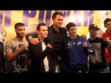 NORTH POWER  PHOTOCALL - STEPHEN SMITH - JOSH WARRINGTON - KAL YAFAI- JOSH WALE & GAMAL YAFAI