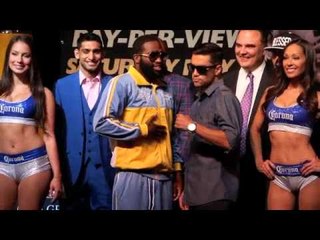 ADRIEN BRONER v CARLOS MOLINA FACE OFF @ FINAL PRESS CONFERENCE - 'THE MOMENT'