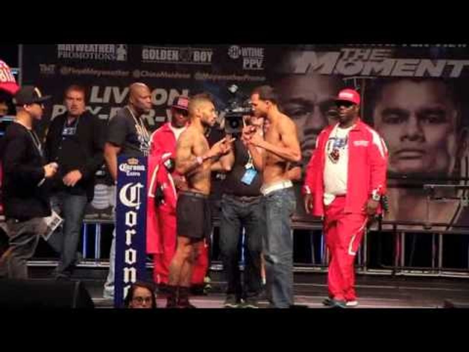 ASHLEY THEOPHANE v ANGINO PEREZ - OFFICIAL WEIGH IN @ MGM GRAND / THE MOMENT