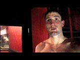 TOMMY LANGFORD WINS BY TECHNICAL DECISION OVER ALISTAIR WARREN - POST FIGHT INTERVIEW