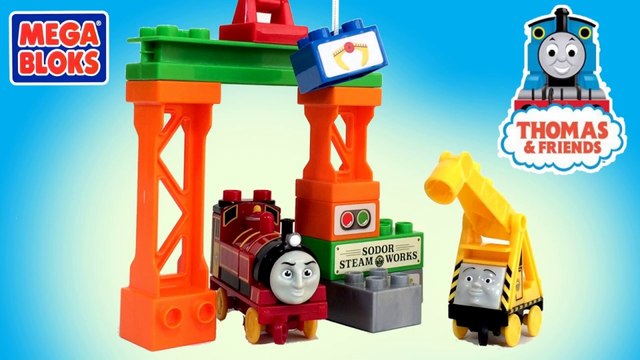 Thomas and Friends Mega Bloks Kevin & Victor Construction Blocks || Keith's Toy Box