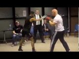 INSIDE THE INGLE CAMP - KID GALAHAD ON THE PADS WITH DOMINIC INGLE BEFORE HIS COMMONWEALTH TITLE WIN