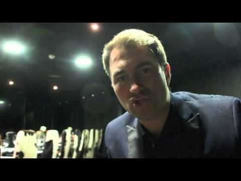 EDDIE HEARN - 'THE PRESSURE IS ON FOR JAMES DeGALE TO PERFORM ON MAY 31st' / DeGALE v GONZALEZ