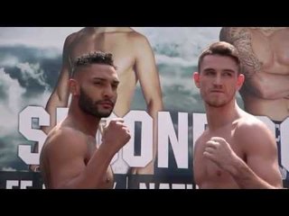 CALLUM SMITH v TOBIAS WEBB - OFFICIAL WEIGH IN (CARDIFF) -  THE SECOND COMING