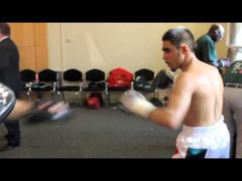 HENNESSY PROMOTIONS STARLET YUSUF SAFA HITS THE PADS BEFORE HIS CHANNEL 5 PRO DEBUT