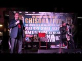 DERECK CHISORA ANSWERS FANS' QUESTIONS AT THE PRINTWORKS (MANCHESTER) / CHISORA V FURY 2