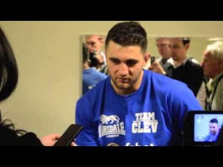 NATHAN CLEVERLY - 'I NEEDED TO COME BACK HERE AND ERADICATE THE MEMORY OF THAT LOSS (TO KOVALEV)'