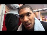 ANTHONY JOSHUA MBE BACKS CARL FROCH TO BEAT GEORGE GROVES / FROCH v GROVES 2