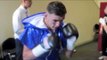 DARREN TETLEY SHADOW BOXING BEFORE HIS FIGHT @ LEEDS TOWN HALL / iFL TV