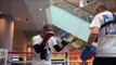 JAMES DeGALE MBE & JIM McDONNELL PAD WORKOUT @ WESTFIELD / FROCH v GROVES 2