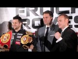 CARL FROCH v GEORGE GROVES HEAD TO HEAD @ FINAL PRESS CONFERENCE - THE REMATCH