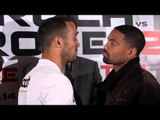 JAMES DeGALE v BRANDON GONZALEZ - HEAD TO HEAD @ FINAL PRESS CONFERENCE / FROCH v GROVES 2