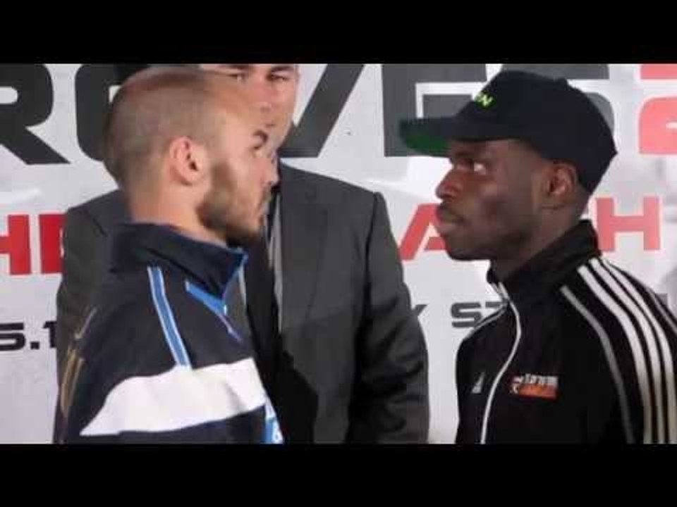 KEVIN MITCHELL v GHISLAIN MADUMA - HEAD TO HEAD @ FINAL PRESS CONFERENCE / FROCH v GROVES 2