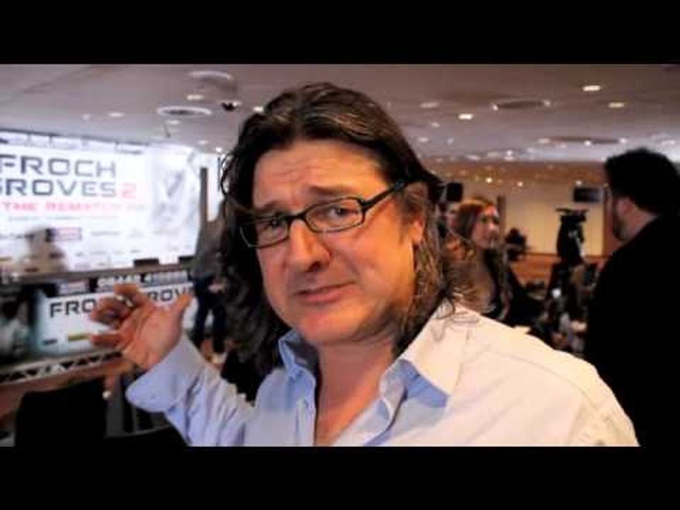 GARETH A DAVIES REACTS TO CARL FROCH v GEORGE GROVES PRESS CONFERENCE