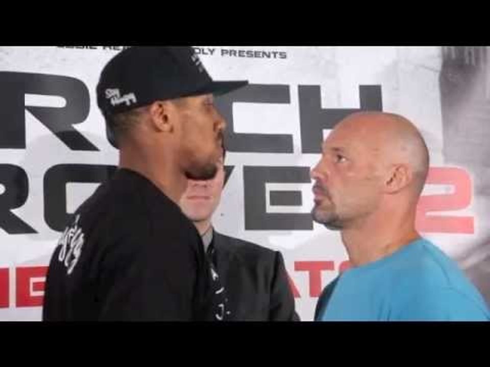 ANTHONY JOSHUA v MATT LEGG - HEAD TO HEAD @ FINAL PRESS CONFERNCE / FROCH v GROVES 2