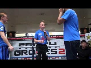 GEORGE GROVES INVITES FAN INTO THE RING @ OPEN WORKOUT / FROCH v GROVES 2