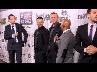 DAVID COLDWELL BACKS GEORGE GROVES TO WIN LIVE ON STAGE @ WEIGH IN / FROCH v GROVES 2
