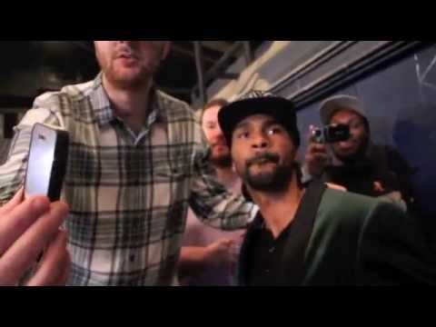 DAVID HAYE MEETS THE FANS AND GETS GRILLED FOR QUESTIONS / FROCH v GROVES 2