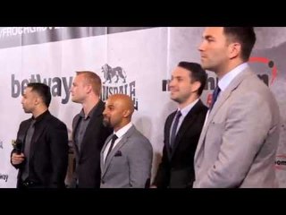 EDDIE HEARN, PAULIE MALIGNAGGI FANS QUESTIONS @ WEMBLEY - WHERE DOES GROVES GO AFTER 2 HEAVY DEFEATS