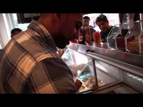 AMIR KHAN SERVES KUGAN CASSIUS AN ICE-CREAM @ NEW YORK SUBS & SHAKES