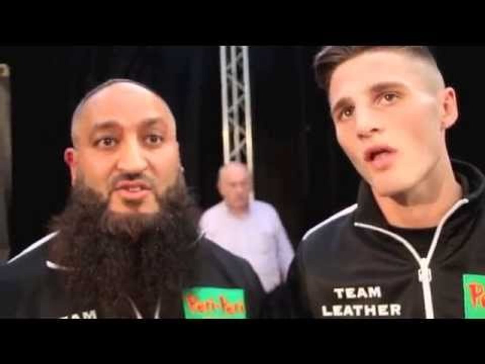 UNDEFEATED PROSPECT JOSH LEATHER AND COACH IMRAN TALK TO KUGAN CASSIUS (iFL TV) / RAMPAGE