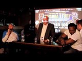 TYSON FURY & DERECK CHISORA ANSWER THE FANS QUESTIONS LIVE ON STAGE WITH STEVE BUNCE / iFL TV